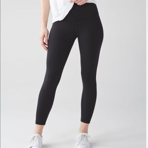 Lululemon Align ll 25" Leggings Nulu High Rise BLACK Size 6